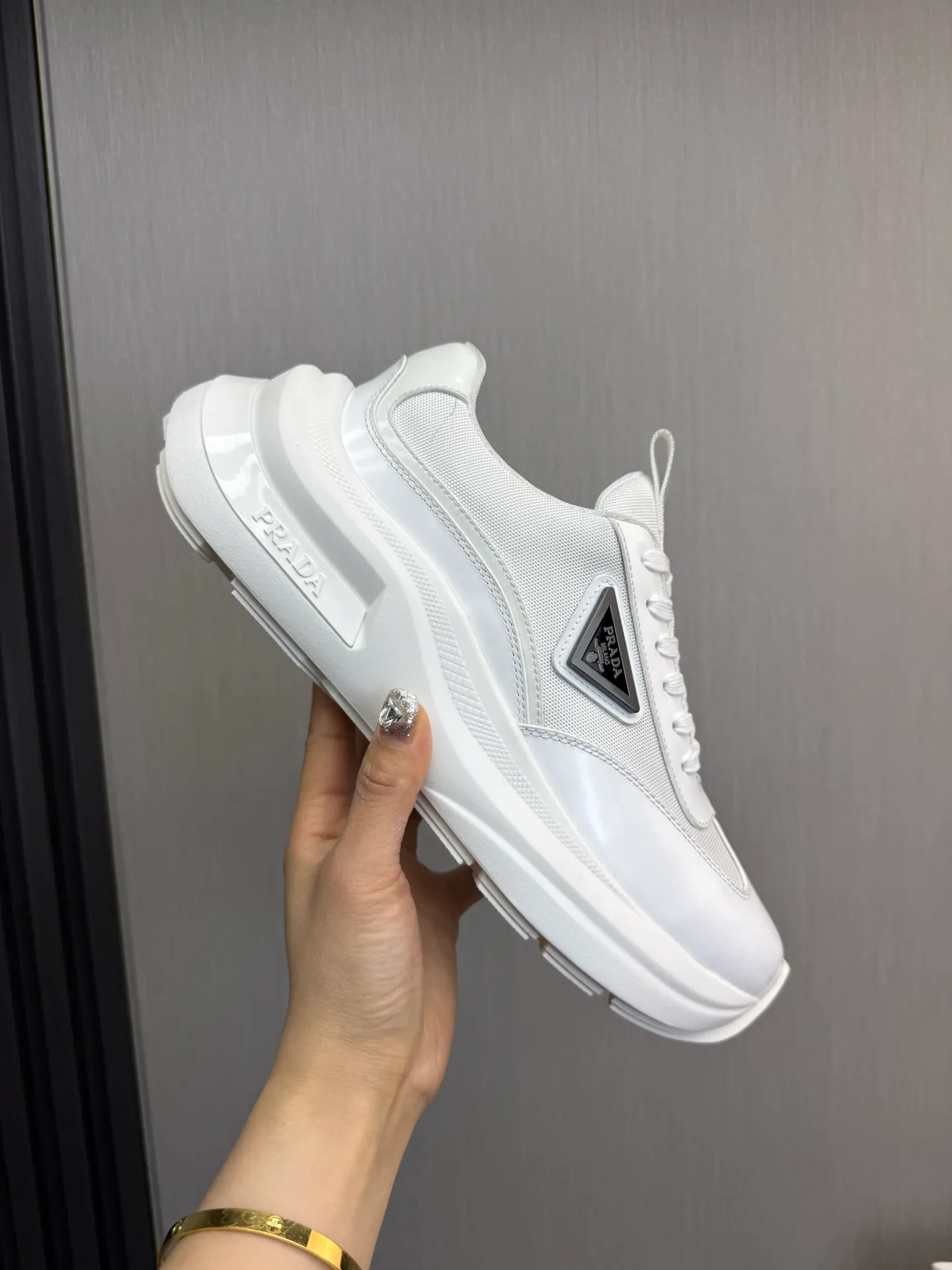 Men's shoes 💰660💰 [PRADA] Men's shoes are popular in the counter, official website is synchronized, high-quality shipments ✔️Original cowhide + cowhide lining, 1🆚1 replica, original sole, 38-45 (customized for 45, non-refundable)